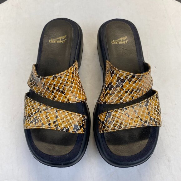 Dansko Womens Sandals Clog Platform Size  36 Slin On - Picture 1 of 11